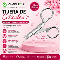 Tijera fina para cutículas 
