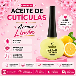 Aceite de cutículas aroma Limón Cherimoya 