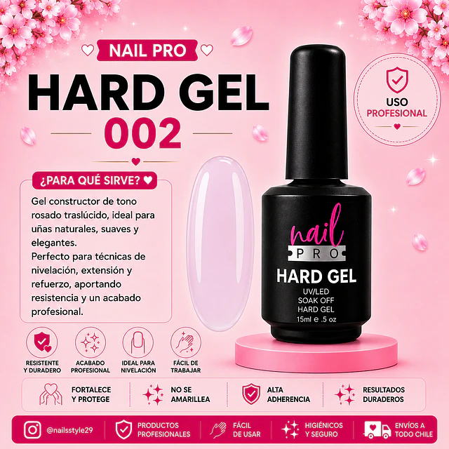 Hard Gel 002 Nail pro 