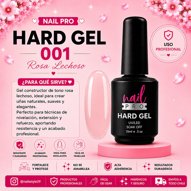 Hard Gel 001 Nail pro 