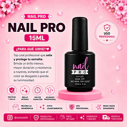 Top coat brillo Nail pro 