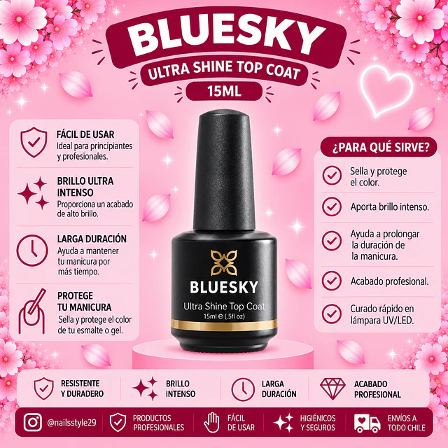 Top coat ultra billo Bluesky 