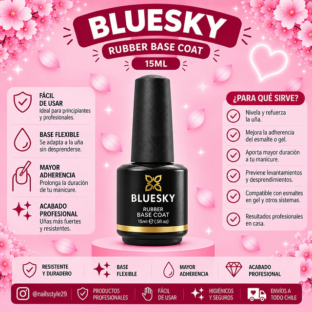 Base coat rubber Bluesky 
