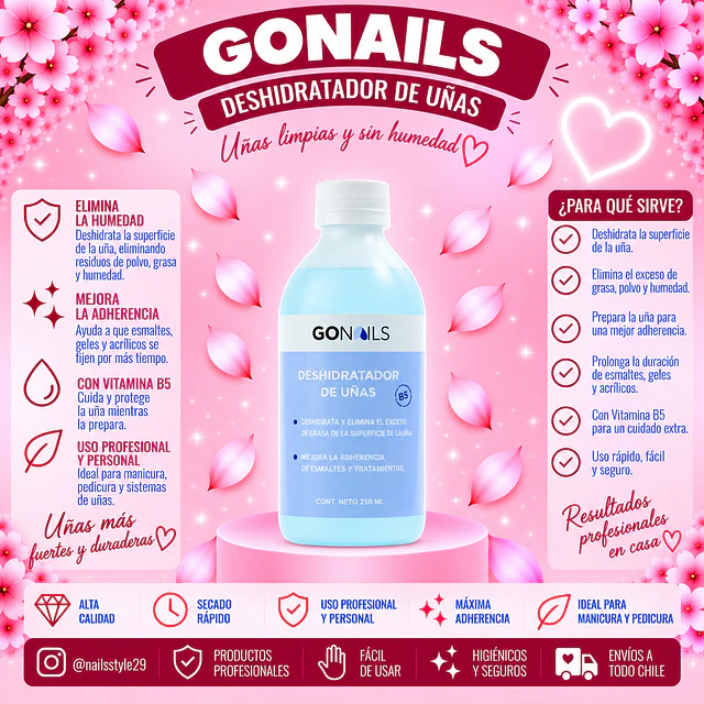 Deshidratador 250ml Go Nails