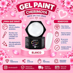 Gel paint blanco cherimoya 