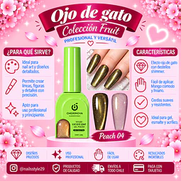 Ojo de gato Fruit, peach 