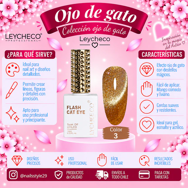 Ojo de gato Leycheco 003, 10ml