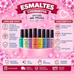 'Promoción 30 esmaltes Cherimoya 8ml