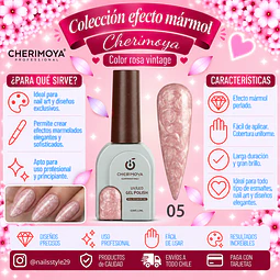 Efecto mármol, rosa vintage 
