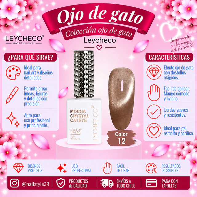 Ojo de gato Leycheco 012, 10ml
