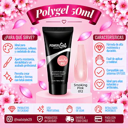 Polygel Cherimoya 50ml, Smoking pink