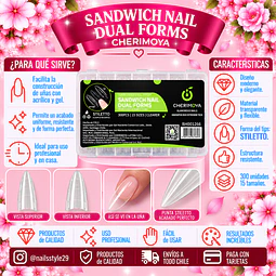 Moldes dual forms Sándwich cuadrado,  300 unidades 