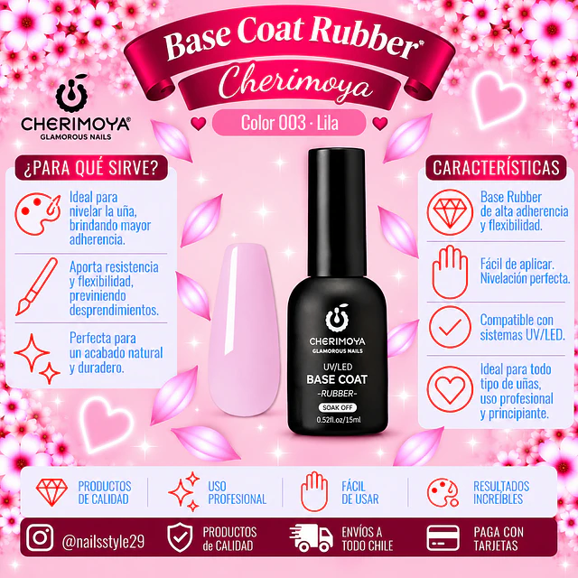 Base ruuber Lila Cherimoya 