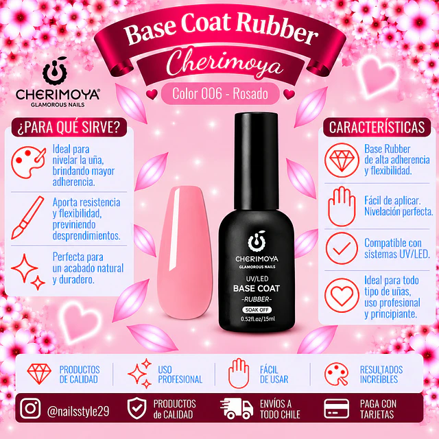 Base rubber Rosada Cherimoya 
