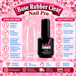 Base rubber Clear Nail pro