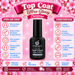 Top Coat Ultra glossy Cherimoya 