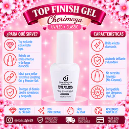Top coat Finish gel Cherimoya 