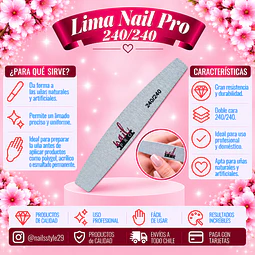 Lima Nail pro gramaje 240/240