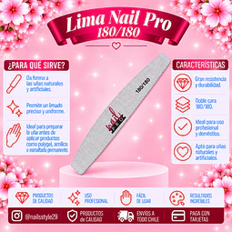 Lima Nail pro gramaje 180/180