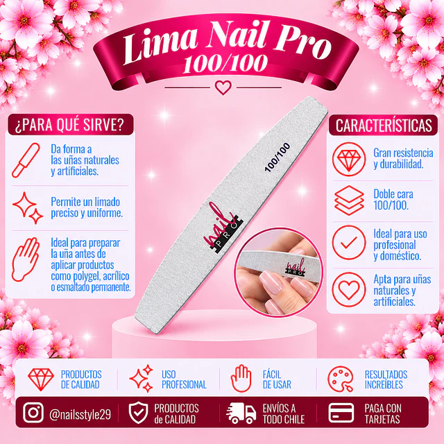 Lima Nail pro gramaje 100/100