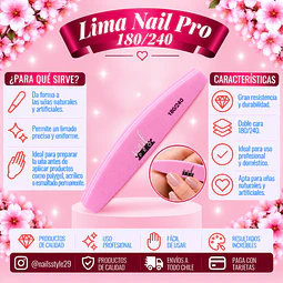 Lima Buffer Nail pro gramaje 180/240