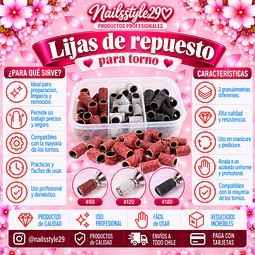 Lijas de repuesto para torno 