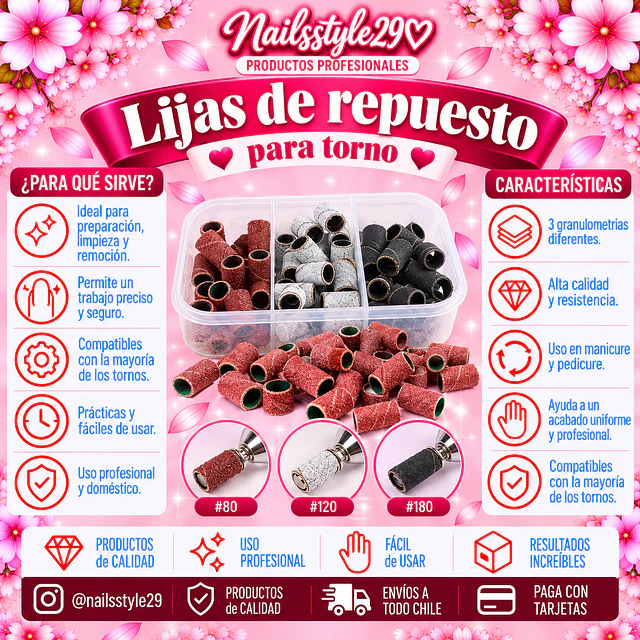 Lijas de repuesto para torno 