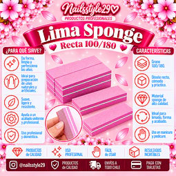 Lima sponge recta 100/180