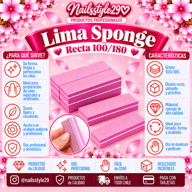 Lima sponge recta 100/180