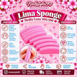 Lima sponge media luna 100/180