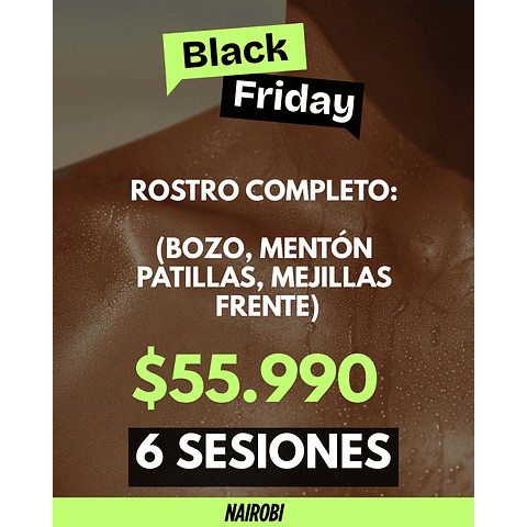 6 sesiones Rostro completo (5xs