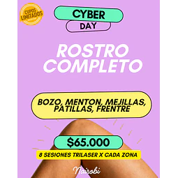8 sesiones Rostro completo 