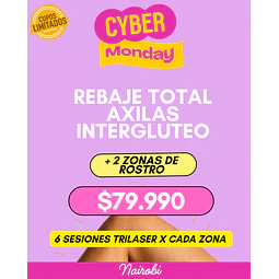 rebaje, axilas, intergluteo, 2xs