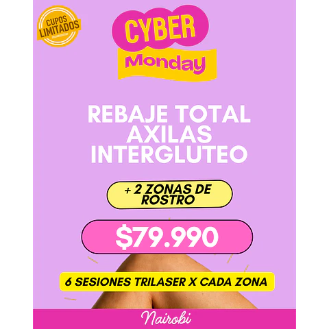 rebaje, axilas, intergluteo, 2xs