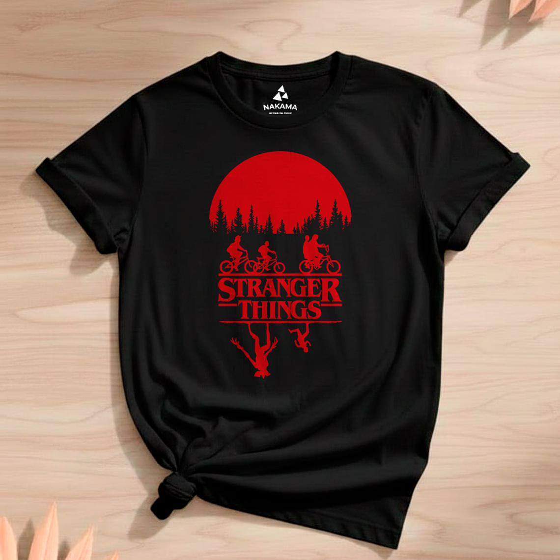 Polera Stranger Things Diseño Upside Down 2