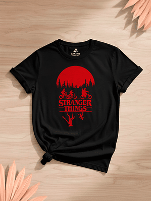 Polera Stranger Things Diseño Upside Down