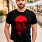 Polera Stranger Things Diseño Upside Down - Miniatura 3