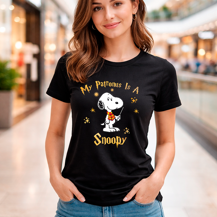 Polera My Patronus Is A Snoopy Harry Potter 1