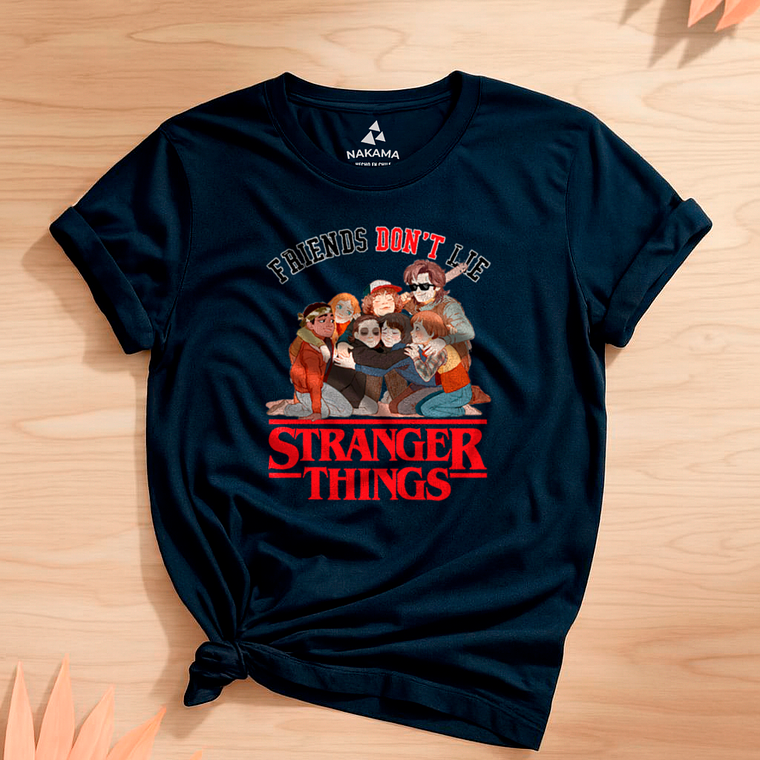 Polera Stranger Things Friends Dont Lie 2