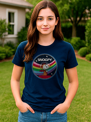 Polera Snoopy Astronauta