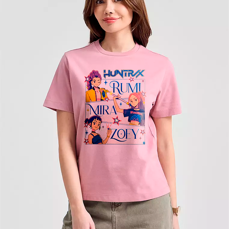 Polera Infantil K-pop Huntrx Demon Hunters 1