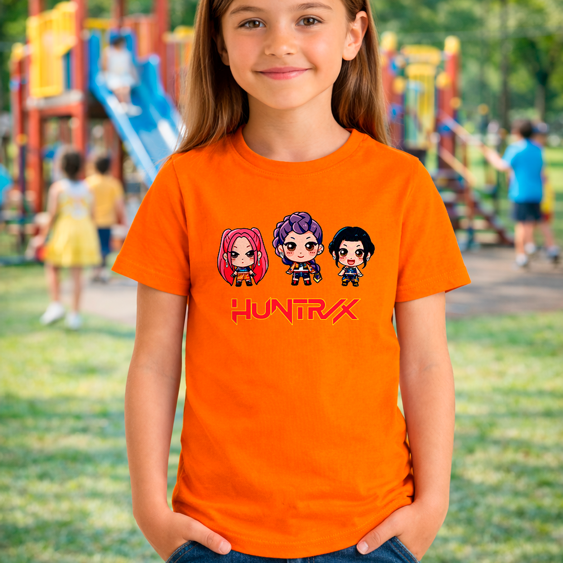 Polera De Niña Huntrx Guerreras K-pop Demon Hunters 4