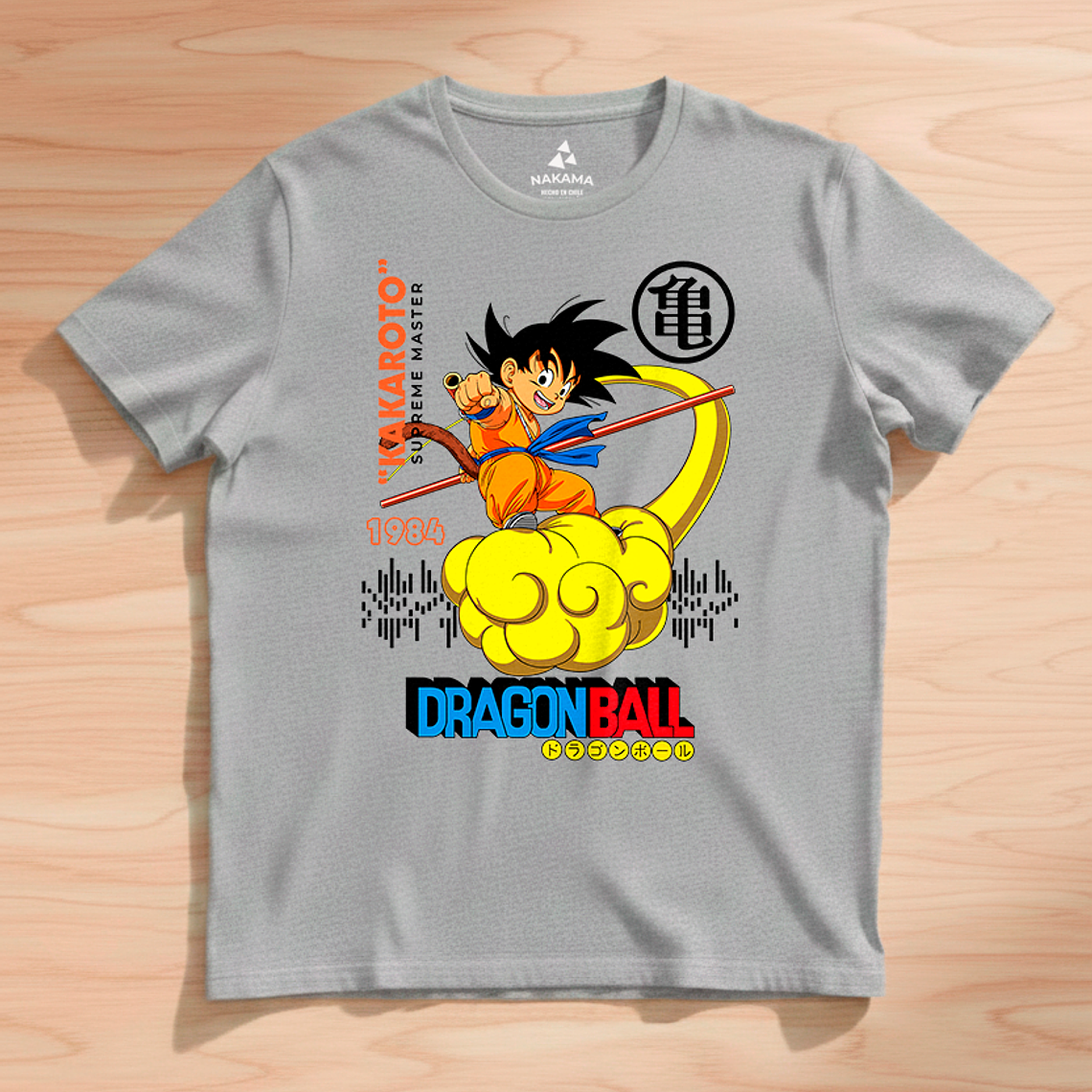 Polera Dragon Ball Goku En Nube Voladora 4