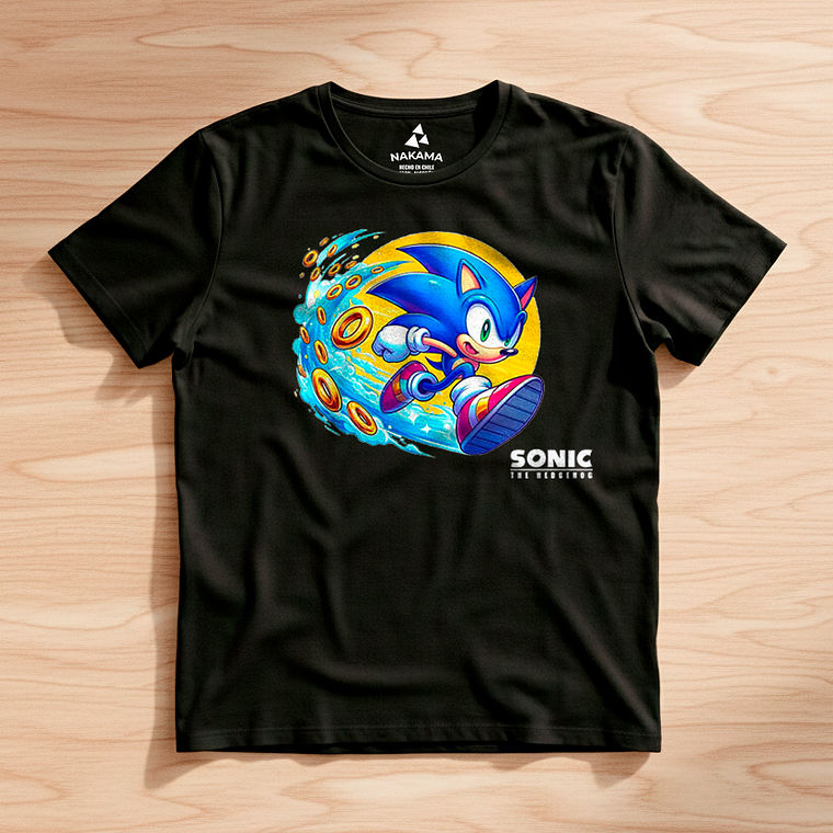 Polera Sonic Speed Rings 2