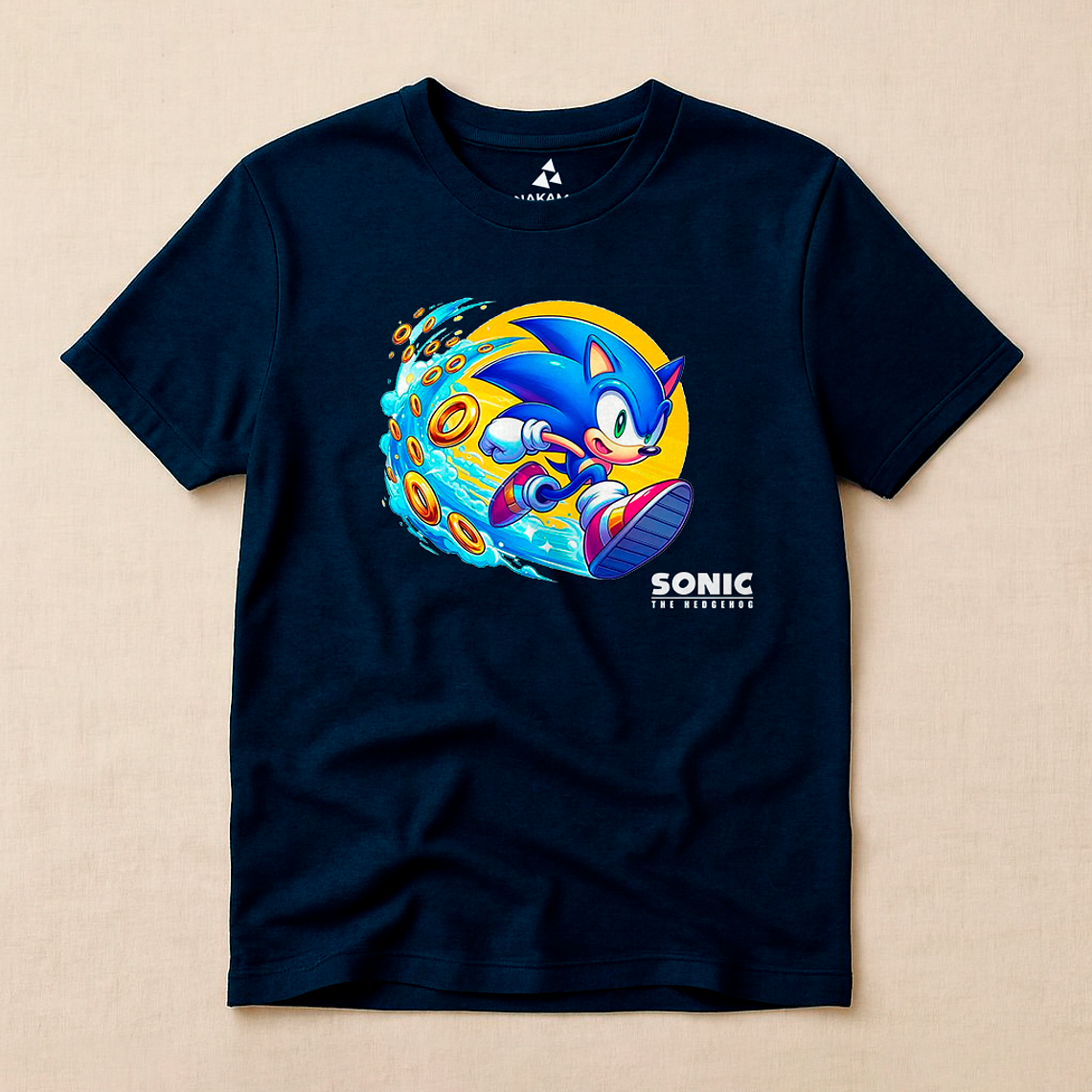 Polera Sonic Speed Rings 4