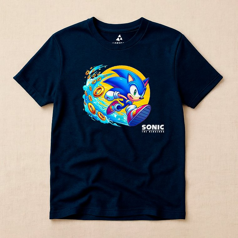Polera Sonic Speed Rings 4