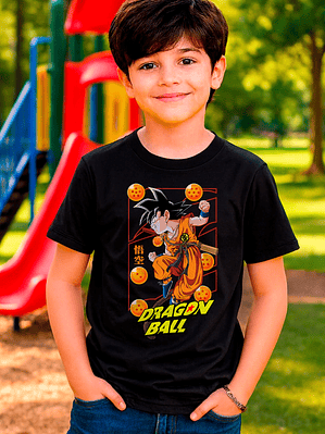 Polera Dragon Ball Goku Esferas Del Dragón