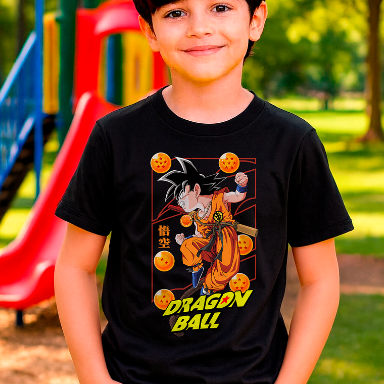 Polera Dragon Ball Goku Esferas Del Dragón 1