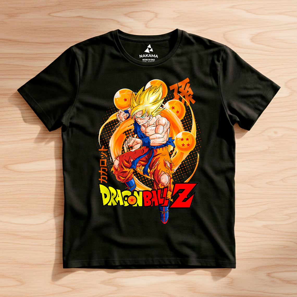 Polera Dragon Ball Z Goku Super Saiyajin Negra Anime 3