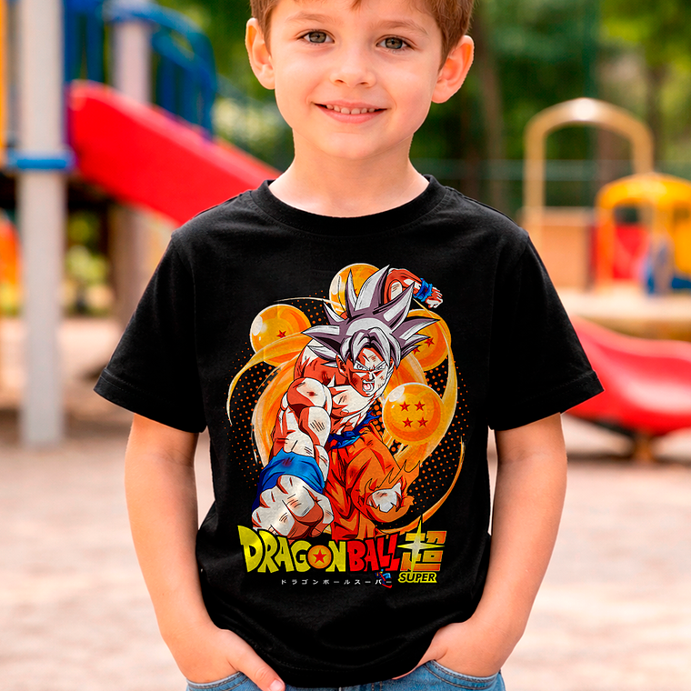 Polera Dragon Ball Super Goku Ultra Instinto Negra Anime 1